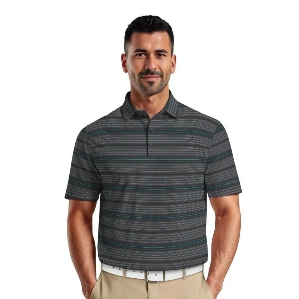 Ben Hogan Performance Golf Polo Shirt Qty of 2 Men's XL Stripped Print New